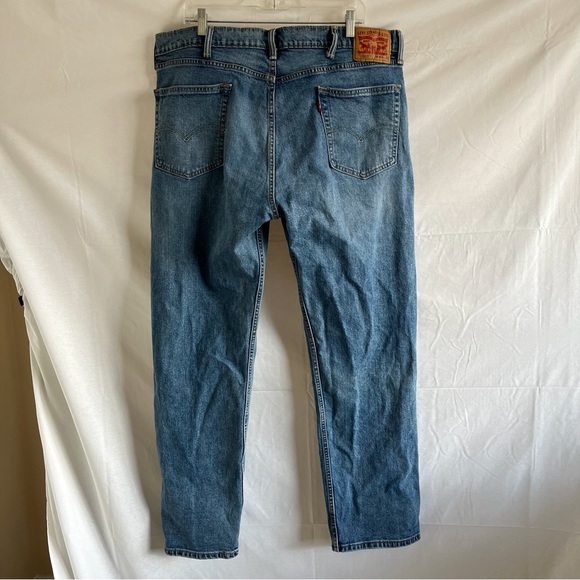 Levi’s Mens 505 Blue Jeans Size 40” Regular Fit Straight Leg - Picture 2 of 10